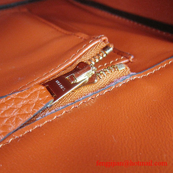 Hermes Birkin 40cm Togo Bag Orange 6099